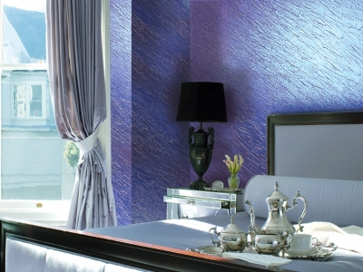 Стены с нежным перламутровым эффектом