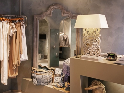 Бежевый Дамасский шелковый эффект