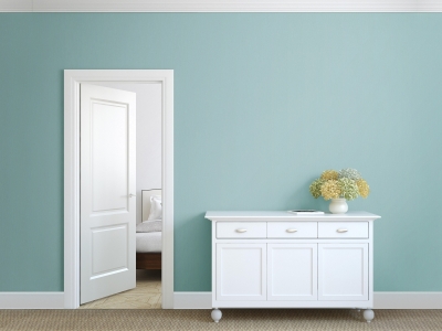 Ментолово-зеленые стены