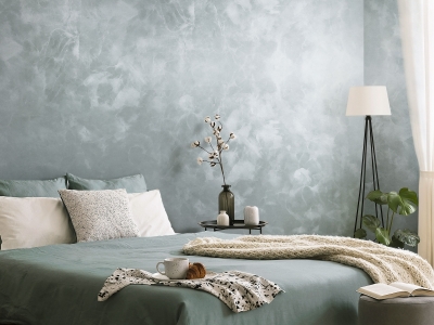 Бархатный эффект стен