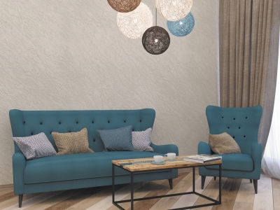 Стены с эффектом натурального камня