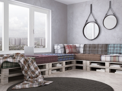 Песочный эффект стен