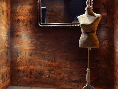 Эффектом полированного мрамора