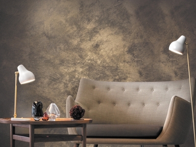 Покрытие с золотистым оттенком эффекта парчи