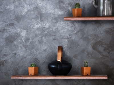 Классический мокрый шелк в темно-сером цвете