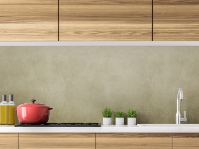 Кухонный фартук с эффектом античного полированного мрамора