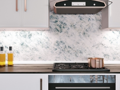 Кухонный фартук под натуральный мрамор